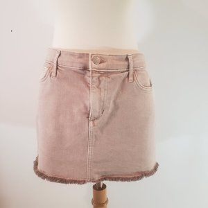 Joe's Denim Mini Skirt -Tan with Stretch
